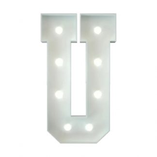 Marquee Letter U