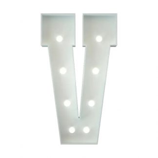 Marquee Letter V